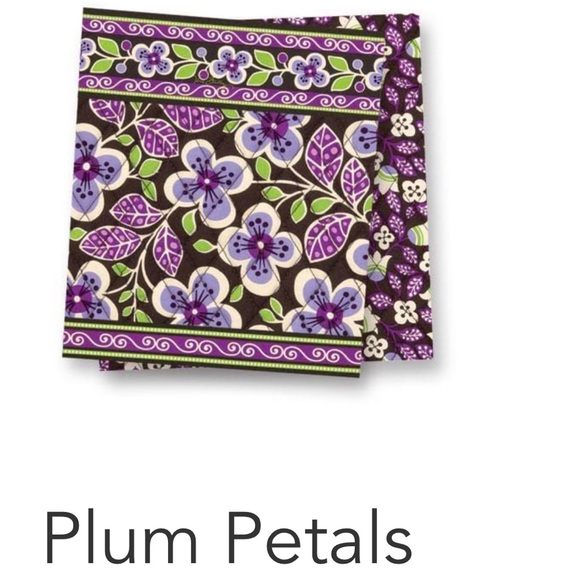 Vera Bradley Plum Petal Double ID Wristlet. - Picture 5 of 5